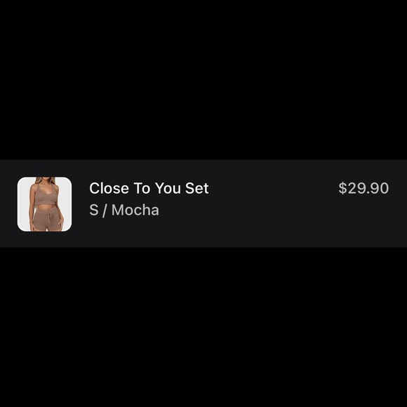 SOLD Close To You Set - Mocha - Picture 7 of 7